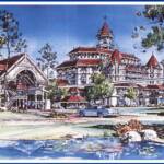 The hotel occupies land that had originally been earmarked for an Asian themed resort during the initial development of Walt Disney World Resort in the late 1960s.