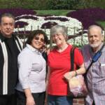 Dave MacPherson (far right) with Joe & Martha Ortiz and Dave's wife Wanda at Disneyland (March 4, 2011).
