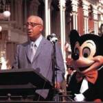 Roy O. Disney dedicating the new park on October 25, 1971.